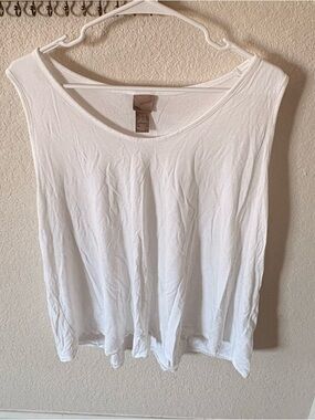 H&M White Scoop Neck Women's Tank Top